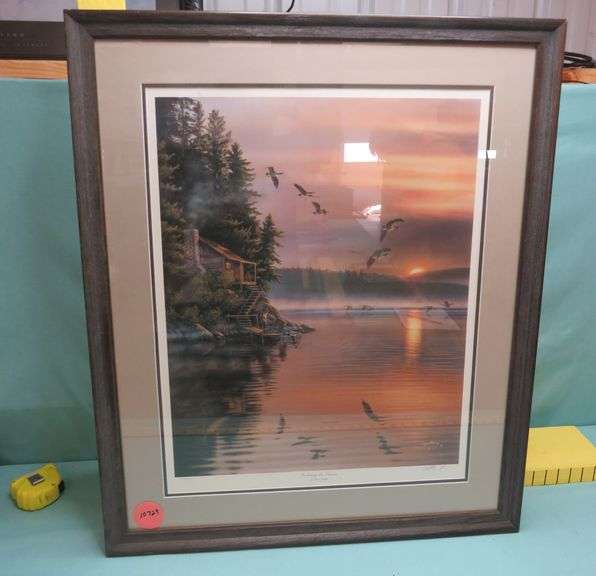 Framed Art Print – Entering the Season by Rick Kelley