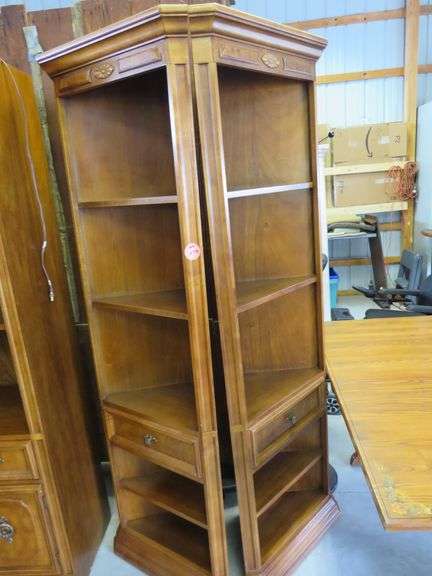 Pair of Bernhardt Corner Cabinets