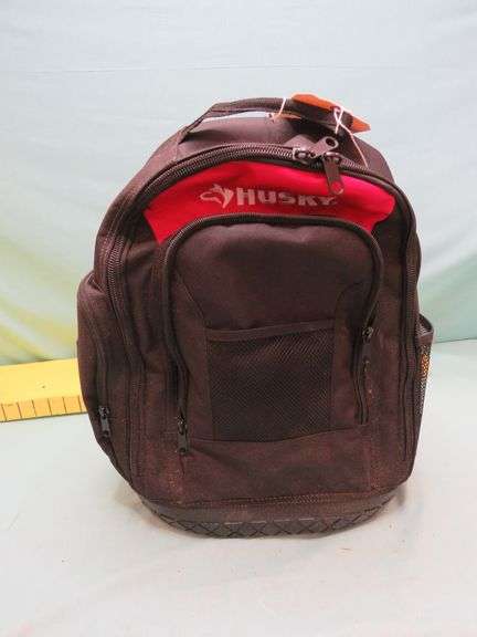 Husky Tool Backpack with Assorted Hand Tools