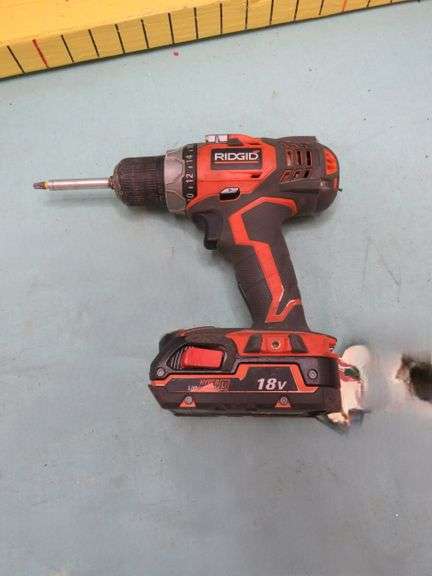 RIDGID 18V Cordless Drill/Driver with Hyper Lithium-Ion Battery
