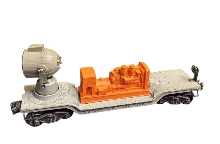 Lionel O Gauge 3520 Rotating Searchlight Car