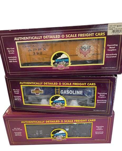 MTH O Gauge Electric Train Cars