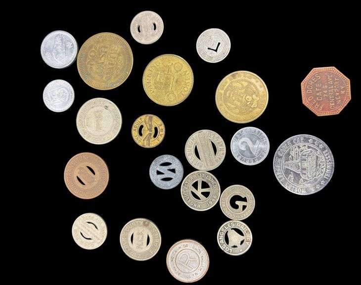Variety of Transportation Tokens