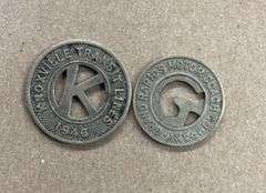 Variety of Transportation Tokens