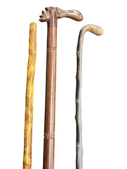 Vintage Canes and Walking Stick
