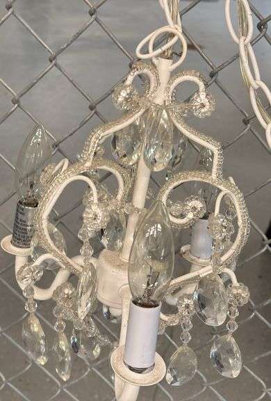 Pair of Petite Chandelier Lights
