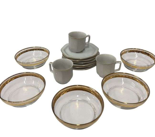 Monaco Toscany Japan Demitasse Cups and Saucers