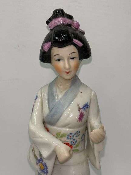 Vintage Porcelain Oriental Geisha