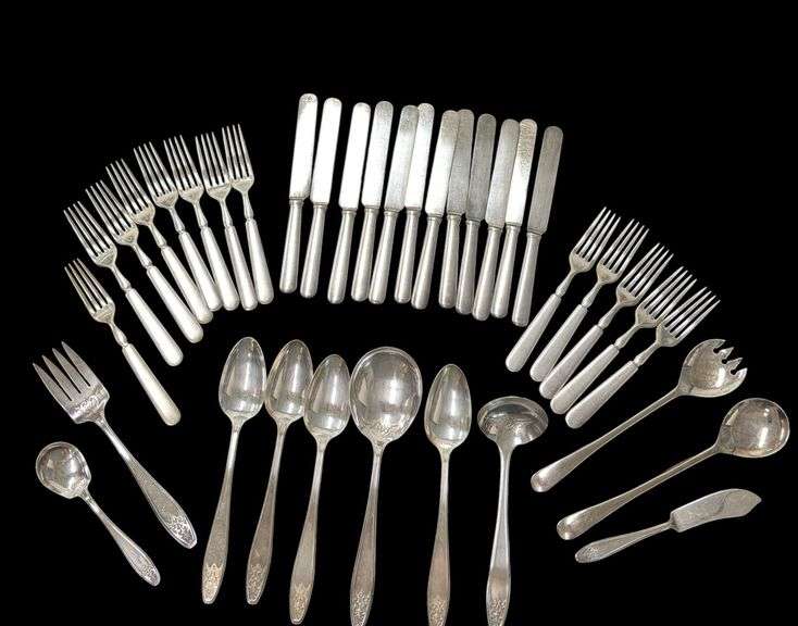 Variety of Silver Plated Flatware