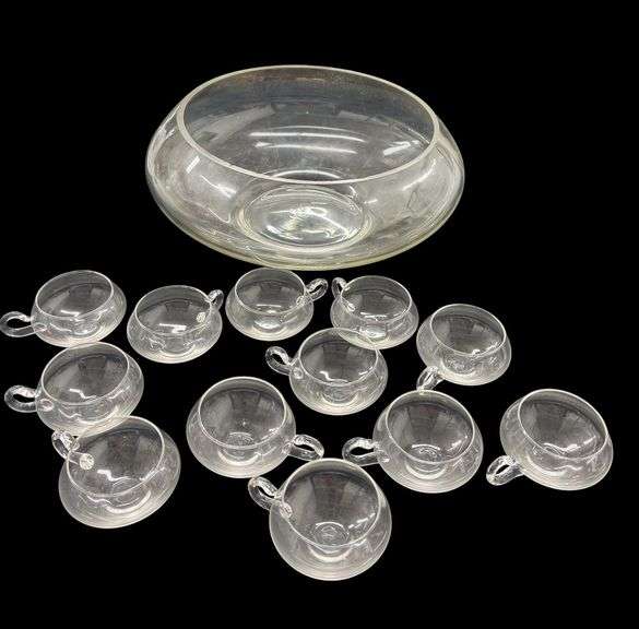 Punch Bowl and Cups