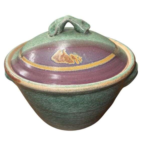 Pottery Bowl with Lid