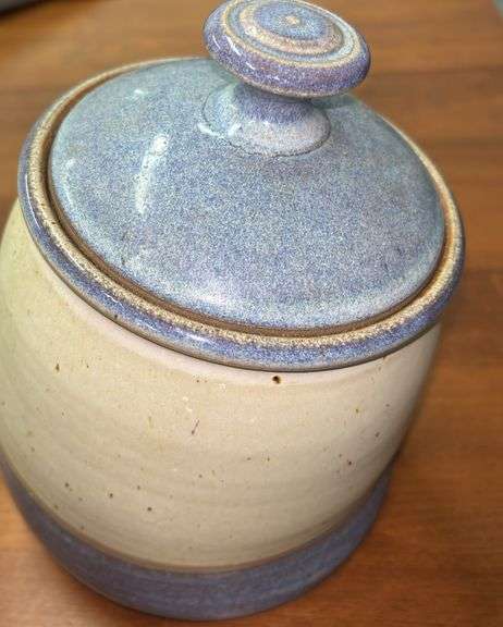 Tilted Pottery Canister