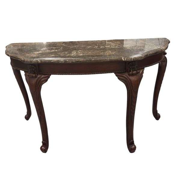 Foyer Stone Top Side Table