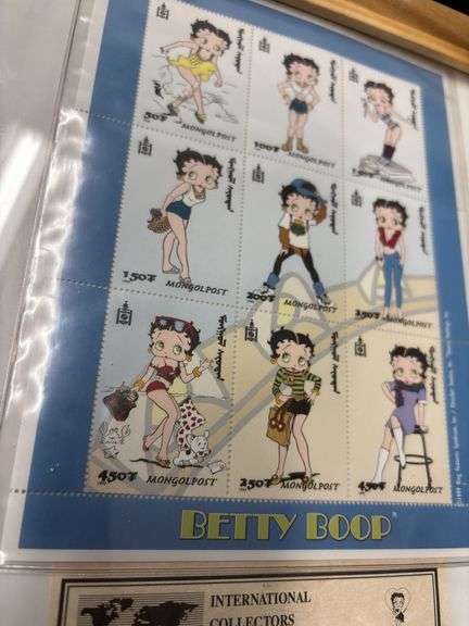 Betty Boop Postage Stamps