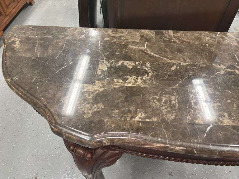 Foyer Stone Top Side Table
