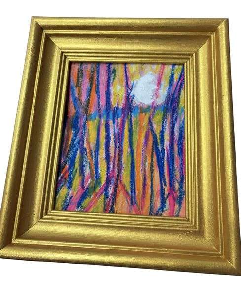 Claire McElveen Framed Oil and Pastel