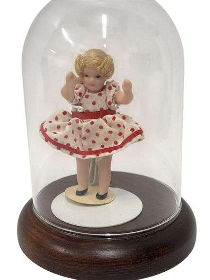 Shirley Temple Doll in Glass Dome