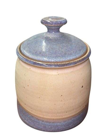 Tilted Pottery Canister