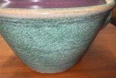 Pottery Bowl with Lid