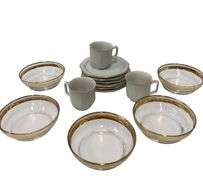 Monaco Toscany Japan Demitasse Cups and Saucers