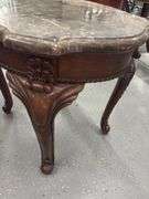 Stone Top Side Table