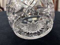 EAPG Victorian Celery Vase Heart & Thumbprint