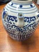 Vintage Chinese Wine Pot with Spout