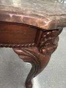 Stone Top Side Table