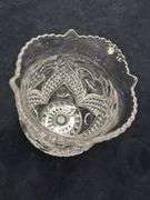 EAPG Victorian Celery Vase Heart & Thumbprint