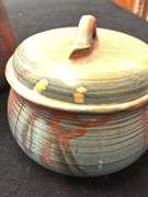 Pair of Pottery Canisters
