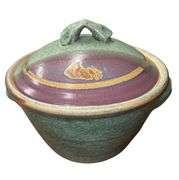 Pottery Bowl with Lid