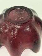 Signed Blenko Glass Bowl