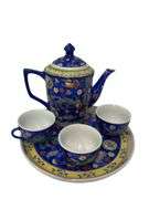 Famille Rose Teapot Set