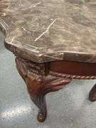 Stone Top Side Table