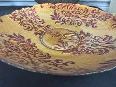 Glass Tray and Vase