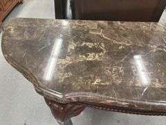 Foyer Stone Top Side Table