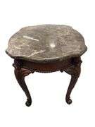 Stone Top Side Table