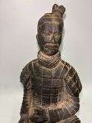 Vintage Chinese Xi'an  Dynasty Terracotta Kneeling Archer Warrior