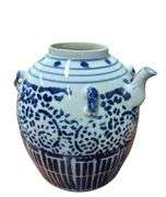 Vintage Chinese Wine Pot with Spout