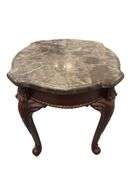 Stone Top Side Table