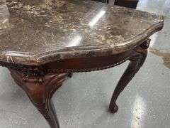 Foyer Stone Top Side Table
