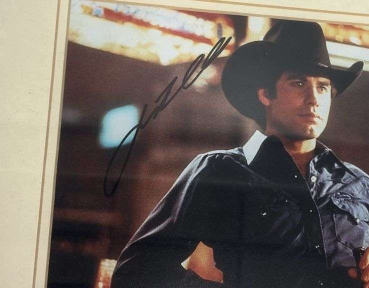 John Travolta Urban Cowboy Signed Photo