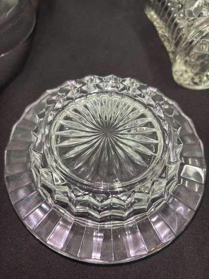 Mikasa Salinas Round Glass Dome Covered Butter Condiment Dish