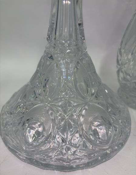Trio of Crystal Decanters