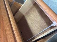 Solid Wood Filing Cabinet