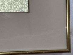 Unicorn Gold Foil Wall Art