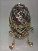 Variety of Collectible Enamel Eggs