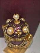 Joan Rivers Imperial Treasures II Lost Treasures Egg with Base and Bee Pin