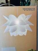 Styleselections Designer Suspension Flower White Light Fixture