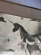 Unicorn Gold Foil Wall Art
